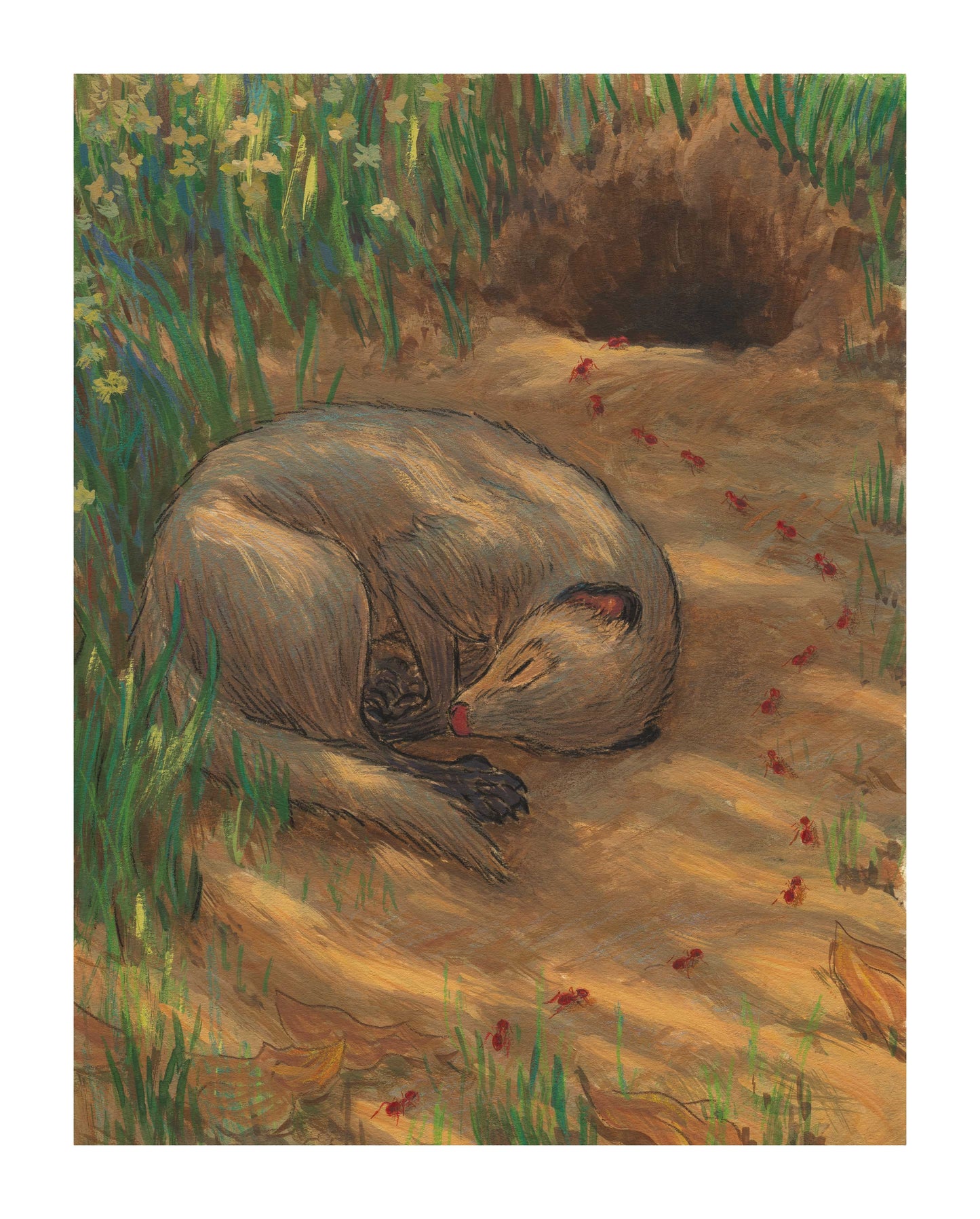 25. Inquiry of the Ants, Original Painting