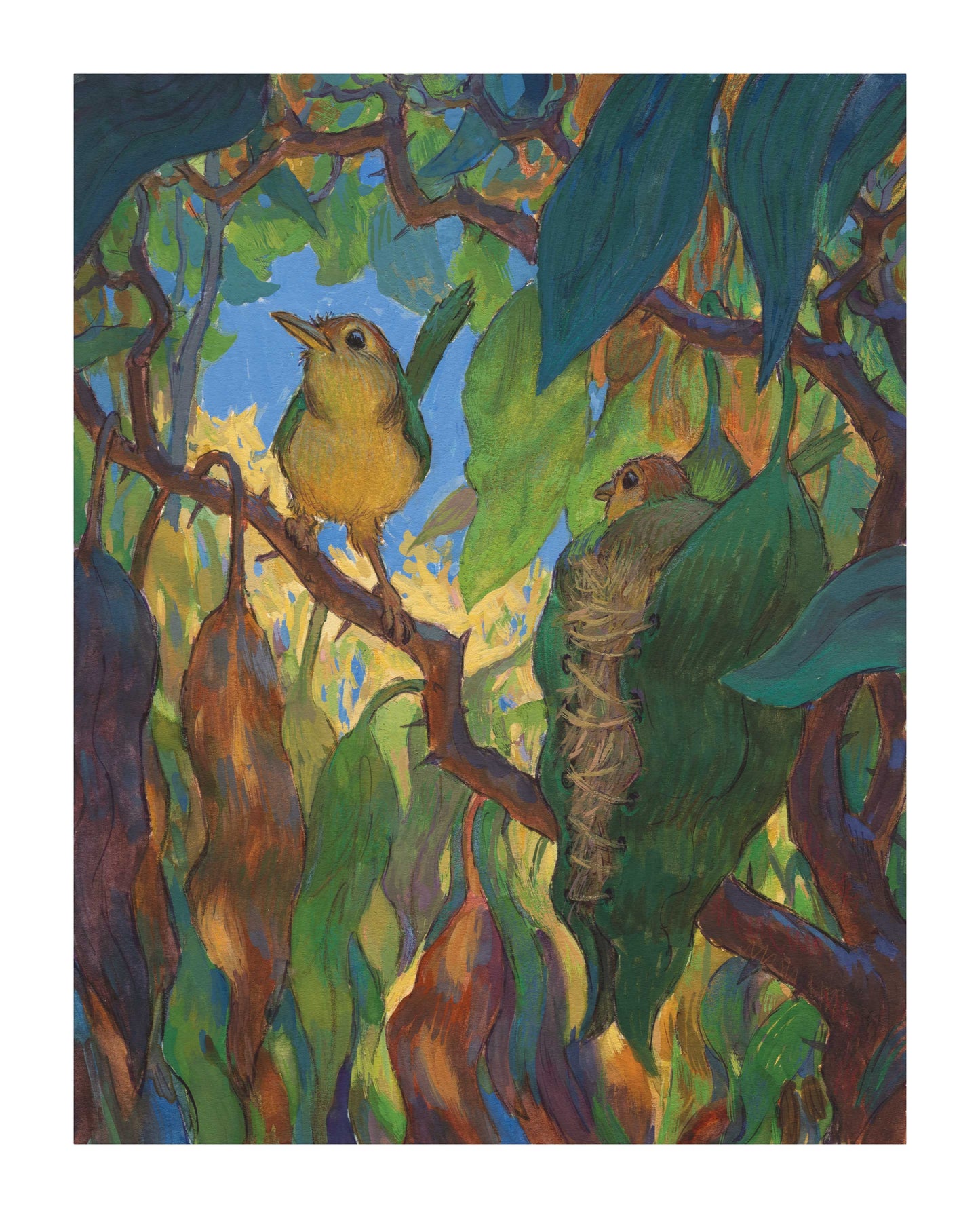 5. The Tailor-Birds, Original Painting