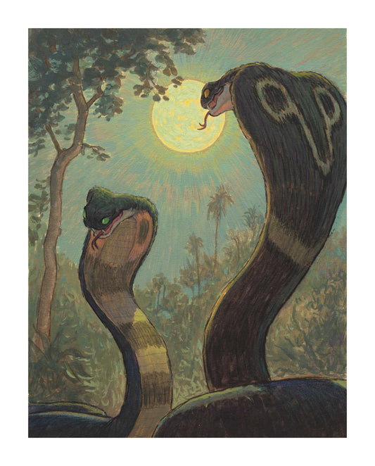 13. Moonlight Plans, Original Painting